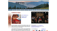 Desktop Screenshot of harmoniaband.com